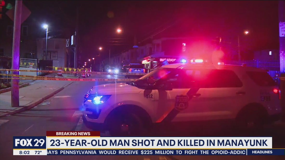 23-year-old man shot, killed in Manayunk